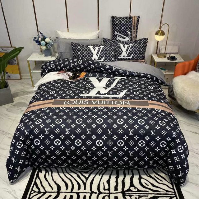 Louis Vuitton Supreme Red Bedding Sets Bedroom Sets, Bed Sheets Twin, Full,  Queen, King Size