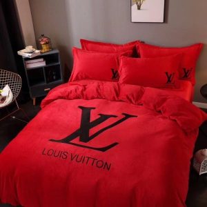 Louis Vuitton Red Bedroom Set