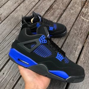 Jordan 4 Reps Blue Thunder - Authentic replica with accurate branding and attention to detail