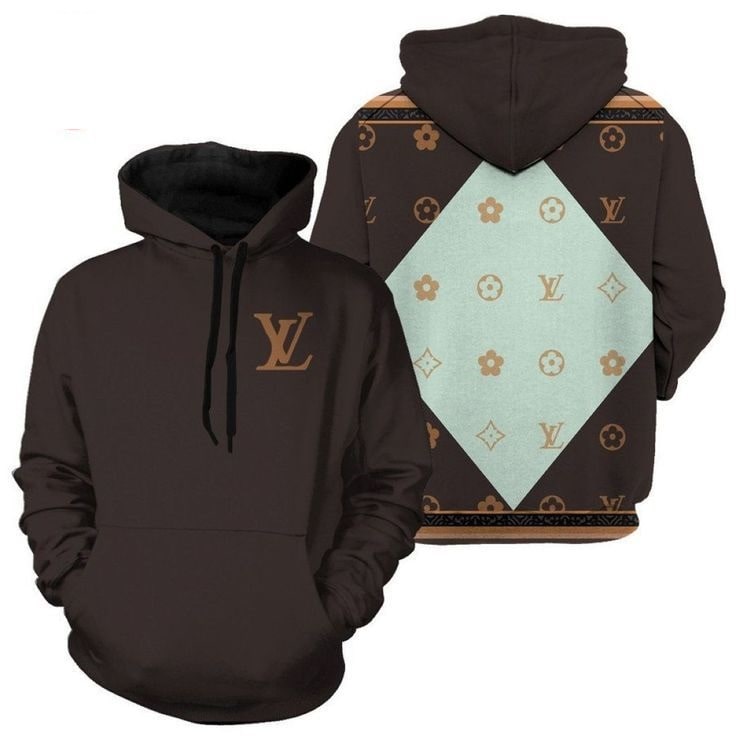 Louis Vuitton Dark Brown Monogram Hoodie