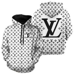 Louis Vuitton 2020 LV Monogram Hoodie - White Sweatshirts & Hoodies,  Clothing - LOU775222